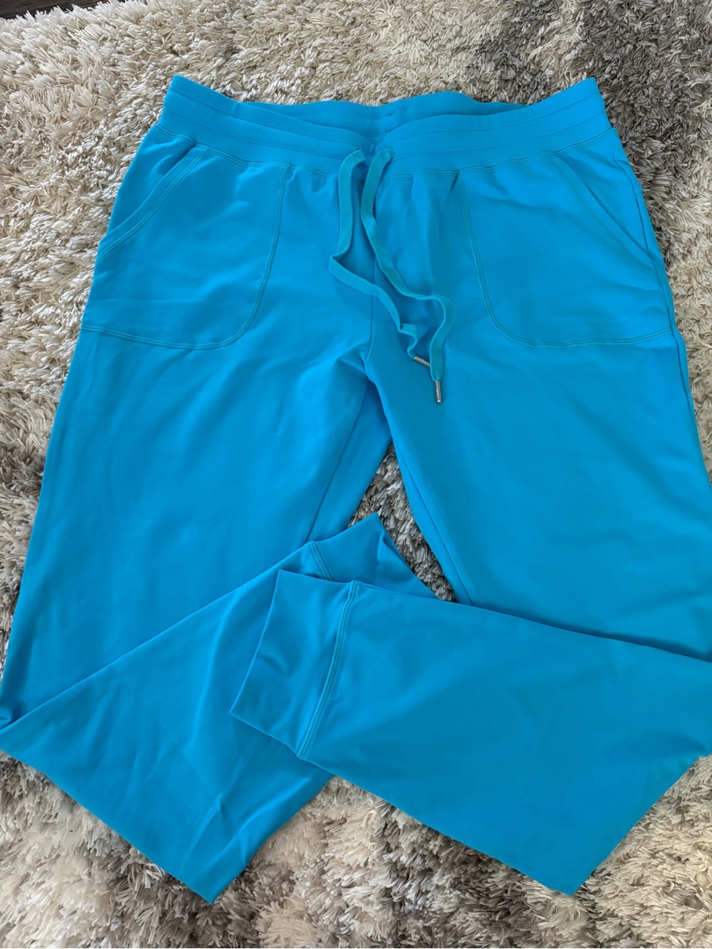ZYIA Turquoise Blue Jogger Track Pants
